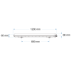DALI Tri-Proof-Leuchte SR05 36W 50W 7 120cm
