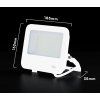 139386 5 bily led reflektor 50w 135lm w premium