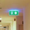 139407 7 bile vestavne led nouzove svitidlo s piktogramy 2w