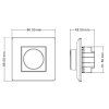 69764 4 Wand-Triac-Dimmer