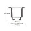 V3 Eingebaute Profilabmessungen