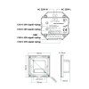 129147 3 dimled bezdratovy nastenny ovladac 0 1 10v 4 kanalovy