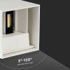 133058 3 bile fasadni led svitidlo hranate 11w ip65