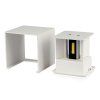 133058 4 bile fasadni led svitidlo hranate 11w ip65