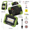114612 5 Lade-LED-Reflektor 10W