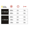 114618 8-fach aufladbarer LED-Reflektor COB 2000lm