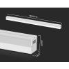 128904 5 bile led linearni svitidlo 40w