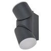 134130 2 antracitove fasadni led svitidlo belfast 12 9w ip65