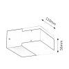 134139 4 antracitove fasadni led svitidlo bona 9w ip54