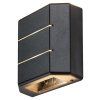 134160 1 cerne fasadni led svitidlo lippa up down 6w ip54
