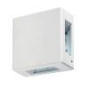 134157 2 bile fasadni led svitidlo lippa 6w ip54