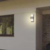 134241 2 antracitove fasadni led svitidlo rodez 12w ip44