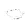 135876 5 bile stropni led svitidlo vendel hranate 280x280mm 12w