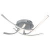 135951 1 stribrne stropni led svitidlo tatjana 620mm 30w