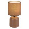 139341 1 hneda stolni lampa daphni pro zarovku e14