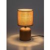139341 2 hneda stolni lampa daphni pro zarovku e14