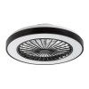 139518 1 smart wifi cerne stropni led svitidlo s ventilatorem dalfon2 480mm 40w rgb cct s do