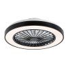 139518 2 smart wifi cerne stropni led svitidlo s ventilatorem dalfon2 480mm 40w rgb cct s do