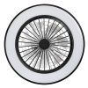 139518 6 smart wifi cerne stropni led svitidlo s ventilatorem dalfon2 480mm 40w rgb cct s do