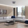 139518 9 smart wifi cerne stropni led svitidlo s ventilatorem dalfon2 480mm 40w rgb cct s do