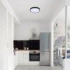 139551 6 cerne stropni led svitidlo alenzo kulate 305mm 18w ip44 cct