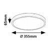 139875 9 cerne stropni led svitidlo alenzo kulate 355mm 24w ip44 cct s do