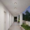 139845 cerne stropni led svitidlo shaun plus kulate 120mm 7w ip44