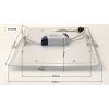18W+6W quadratischer zweifarbiger Schnitt bereit