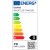 WALP7135 70W Etikett 710548