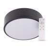 129357 smart tuya cerne led stropni svitidlo kulate 500mm 48w cct s do