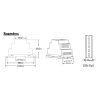 132419 3 dmx dekoder na din listu pro led pasky 4 kanalovy