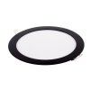 132494 1 cerny vestavny led panel kulaty 225mm 27w 24v rgb cct