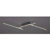 136095 2 stribrne stropni led svitidlo negan 1140mm 24w