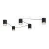 136122 2 cerne kristalove led svitidlo looplab pro zarovku 5x g9