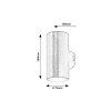 136158 8 cerne fasadni led svitidlo urfa round 18w ip65 cct
