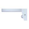 136146 2 bile fasadni led svitidlo s pohybovym cidlem batida 9w ip54 cct