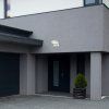 136146 6 bile fasadni led svitidlo s pohybovym cidlem batida 9w ip54 cct