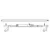 138600 8 bile listove led svitidlo 150cm 45 60w 120 3f cct