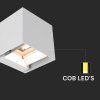 138309 6 bile led fasadni solarni svitidlo hranate s pohybovym cidlem 9w ip65 cct