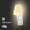 138321 1 bile nastenne led svitidlo s usb pd nabijenim 2w