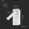 138327 2 bile vestavne led svitidlo 2w