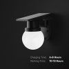 138315 5 cerne led fasadni solarni svitidlo kulate 0 9w ip54 cct s do