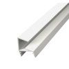 137787 8 hlinikovy profil pro sklo pro led pasky sk1 bily