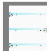 137787 4 hlinikovy profil pro sklo pro led pasky sk1 bily