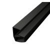 137790 10 hlinikovy profil pro sklo pro led pasky sk1 cerny