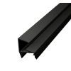 137790 8 hlinikovy profil pro sklo pro led pasky sk1 cerny