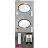 134385 6 smart tuya cerne led stropni svitidlo inverness hranate 250x250mm 15w cct s do