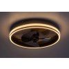 134472 2 cerne stropni led svitidlo s ventilatorem faustine 470mm 30w cct s do