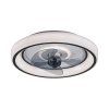 134469 1 cerne stropni led svitidlo s ventilatorem horacio 470mm 67w cct s do