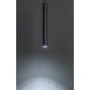 134808 5 smart tuya cerne listove zavesne led svitidlo 30mm litrack pend 1f 5w cct